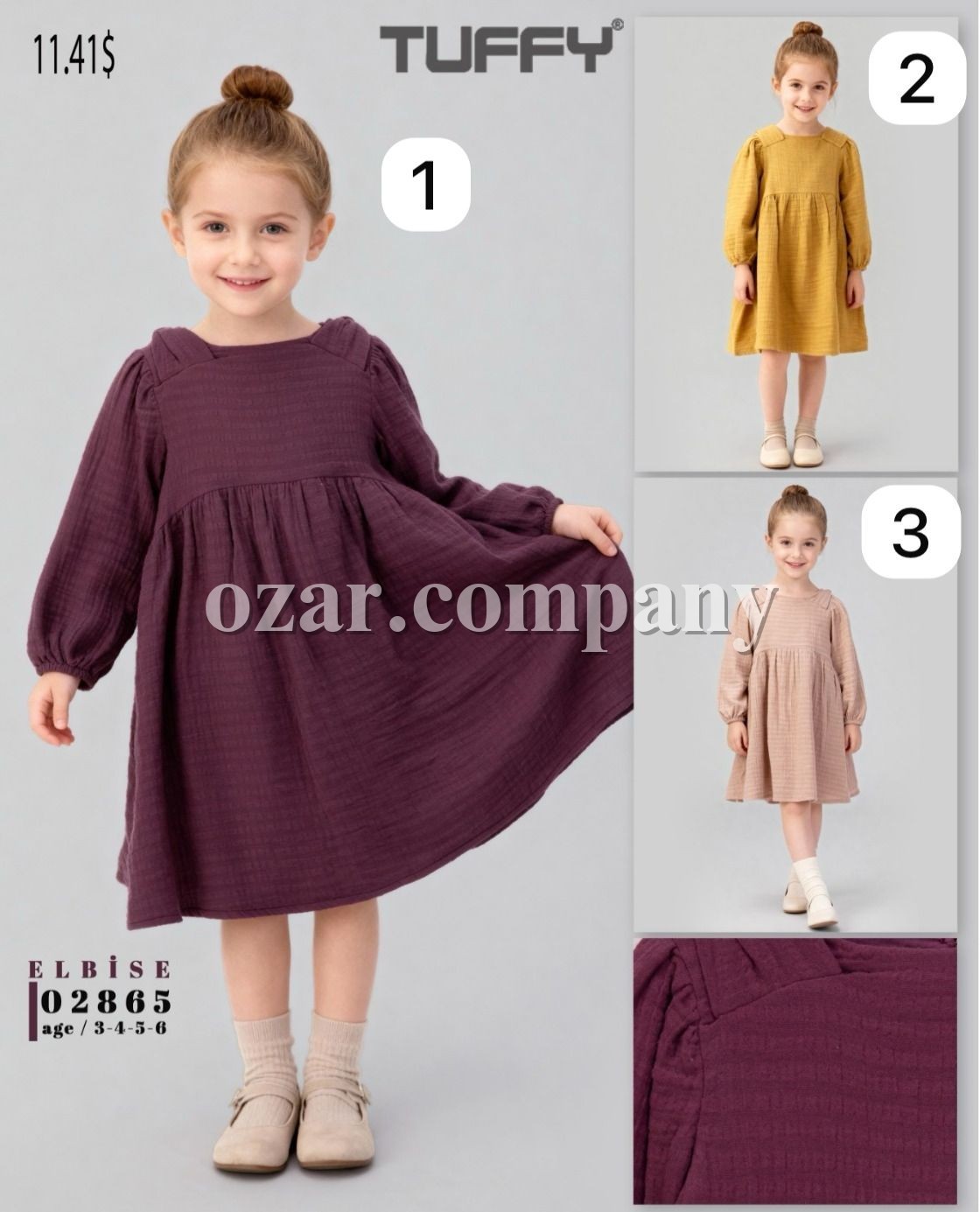 Платье Для Девочки Tuffy (3-4-5-6лет) 