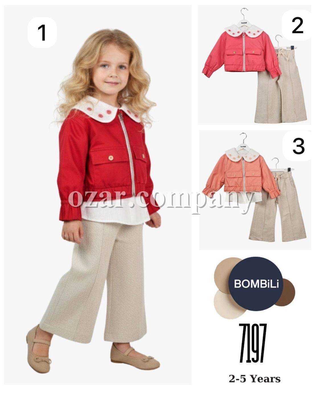 Костюм Тройка Для Девочки Bombili (2-3-4-5лет)