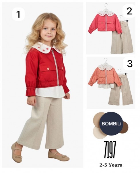 Костюм Тройка Для Девочки Bombili (2-3-4-5лет)