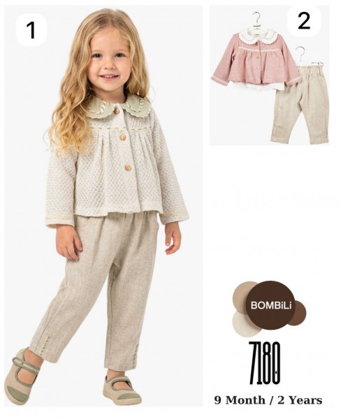 Костюм Тройка Для Девочки Bombili (9-12-18-24мес.)