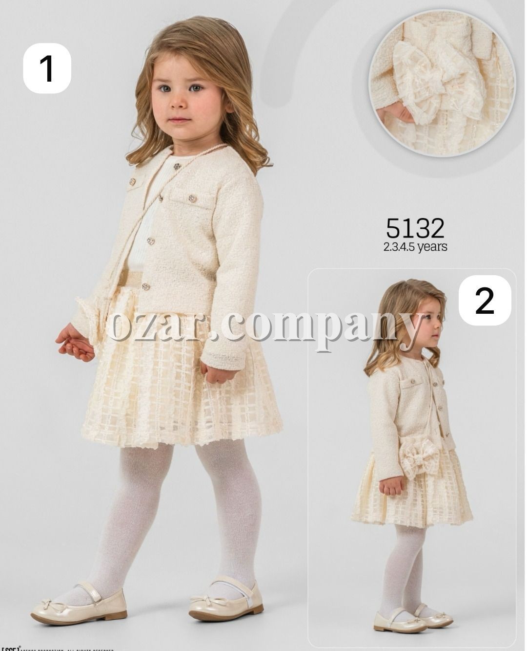 Костюм Тройка Для Девочки Baby Rose (2-3-4-5лет)