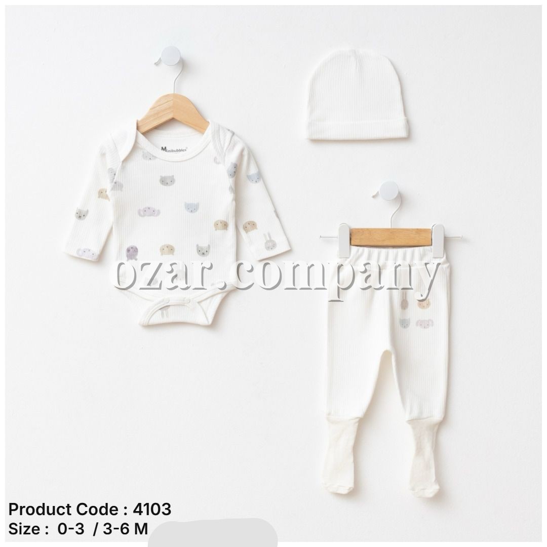 Комплект Для Новорождённых Mini Bubbles (0-3/3-6мес.) 