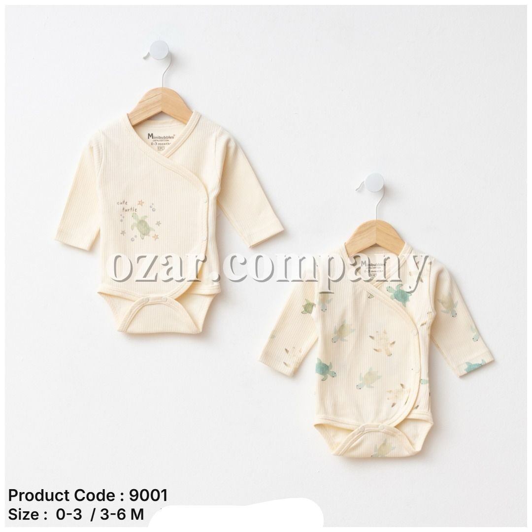 Пара Бодиков Для Новорождённых Mini Bubbles (0-3/3-6мес. по 2шт.) 