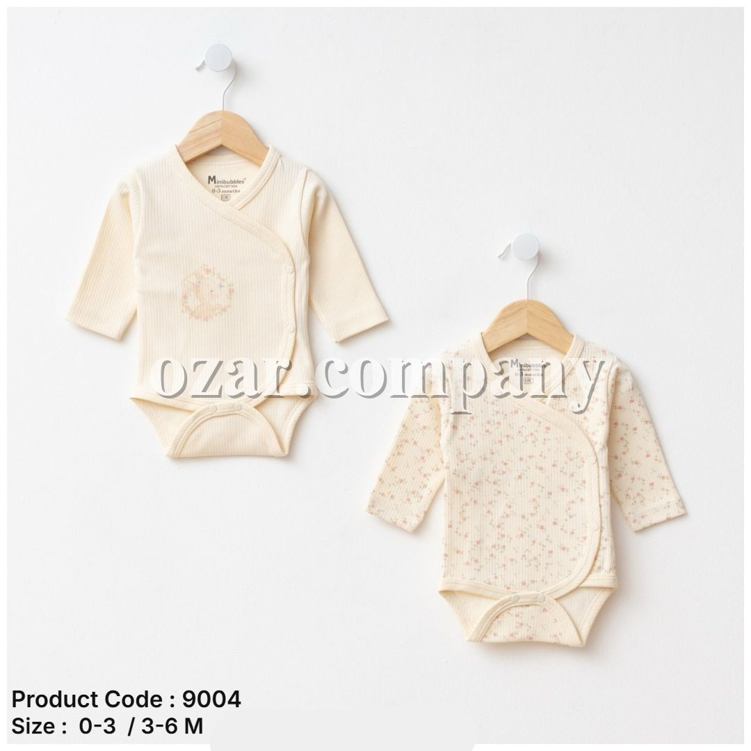 Пара Бодиков Для Девочки Mini Bubbles (0-3/3-6мес. по 2шт.) 