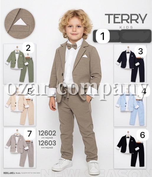 Костюм Тройка Для Мальчика Terry (2-3-4-5лет)