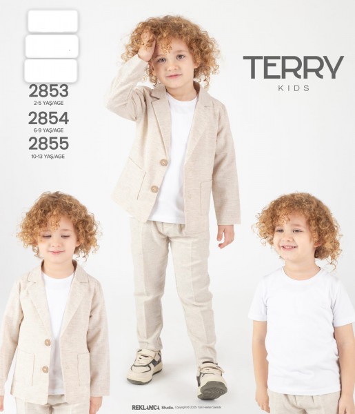 Костюм Тройка Для Мальчика Terry (6-7-8-9лет) 