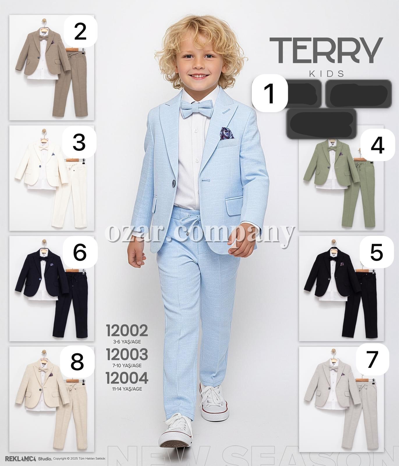 Костюм Тройка Для Мальчика Terry (3-4-5-6лет) 
