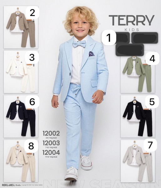 Костюм Тройка Для Мальчика Terry (3-4-5-6лет) 