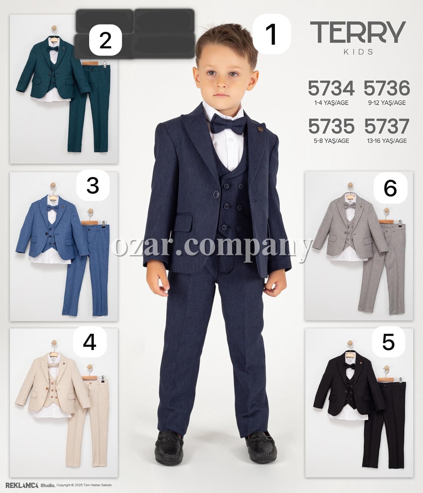 Костюм Четвёрка Для Мальчика Terry (1-2-3-4лет) 