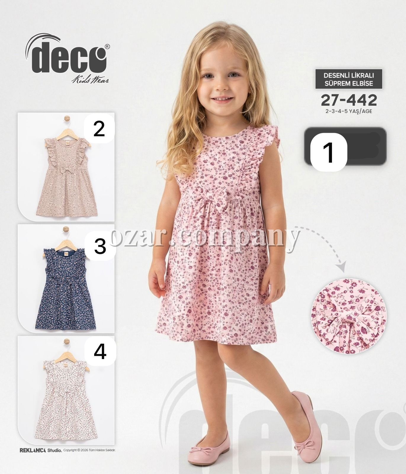 Платье Для Девочки Deco (2-3-4-5лет)