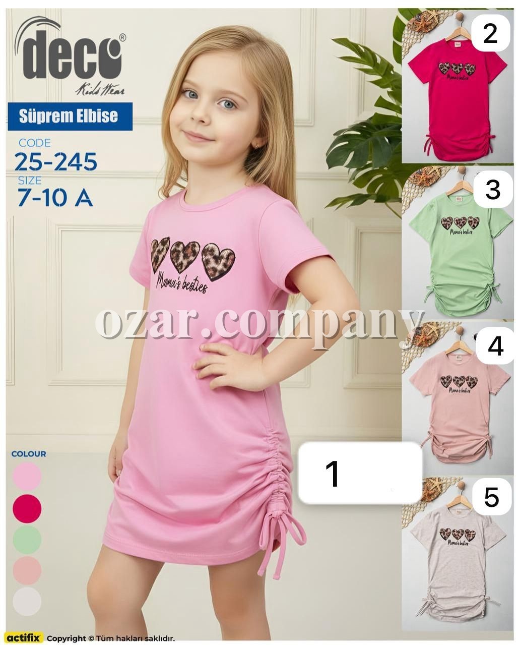 Платье Для Девочки Deco (7-8-9-10лет)