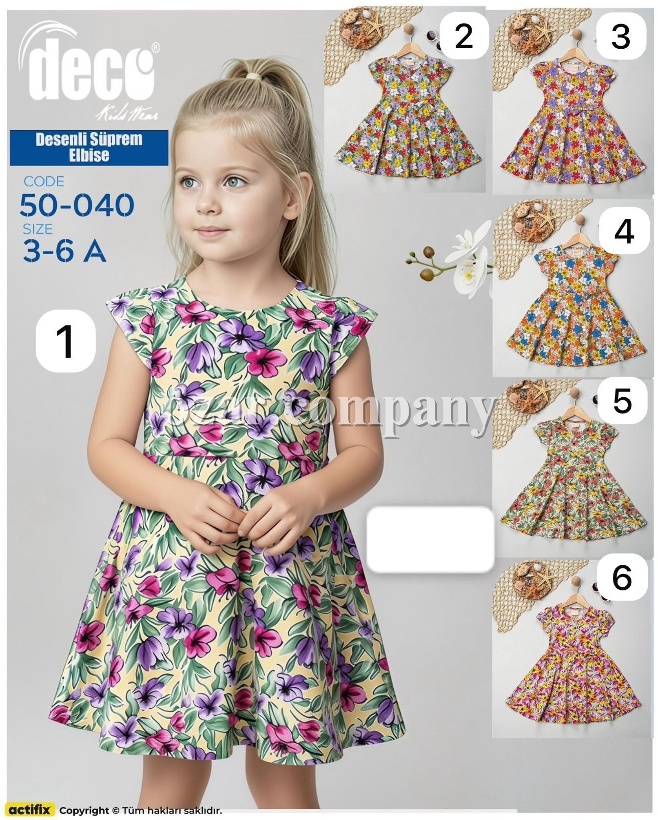 Платье Для Девочки Deco (3-4-5-6лет) 