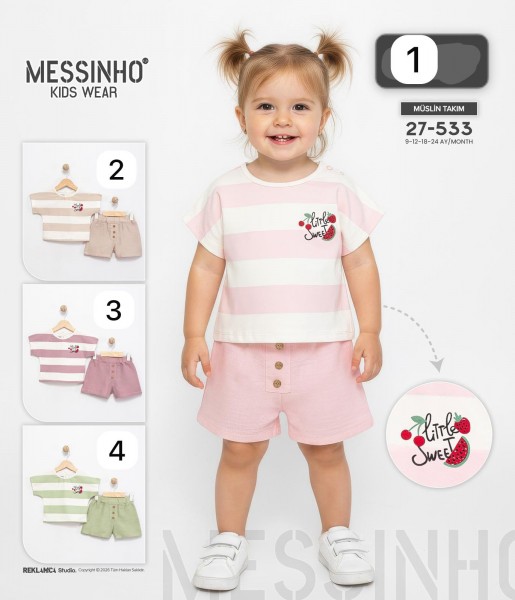 Костюм Для Девочки Messinho (9-12-18-24мес.)