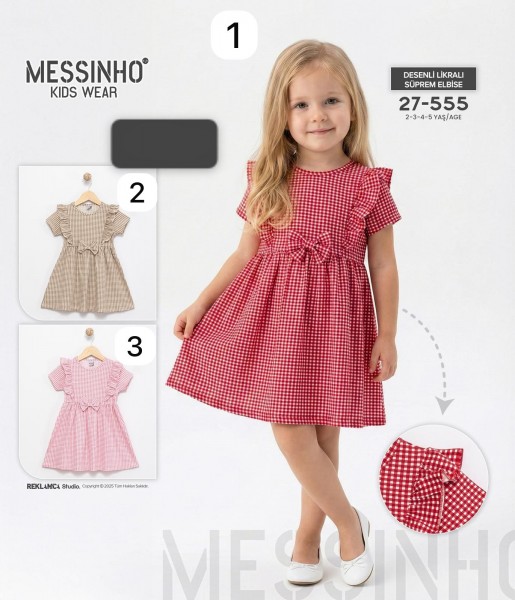Платье Для Девочки Messinho (2-3-4-5лет)