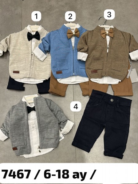 Костюм Тройка Для Мальчика Concept (6-9-12-18мес.)