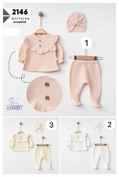 Комплект Для Девочки SD Baby (0-1/1-3/3-6мес.)