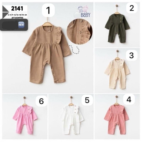 Муслиновый Человечек Для Девочки SD Baby (6-9/9-12/12-18/18-24мес.)