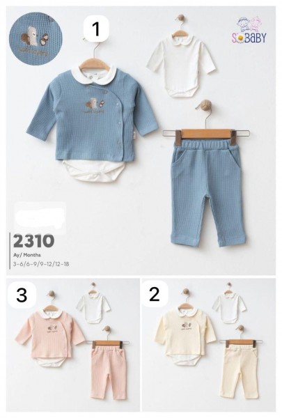 Костюм Тройка Для Новорождённых SD Baby (3-6/6-9/9-12/12-18мес.)