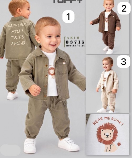 Костюм Тройка Для Мальчика Tuffy (9-12-18-24мес.)