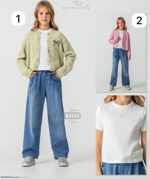 Костюм Тройка Для Девочки Tuffy (7-8-9-10лет) 