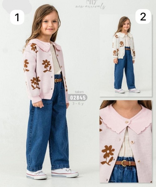 Костюм Тройка Для Девочки Tuffy (3-4-5-6лет) 