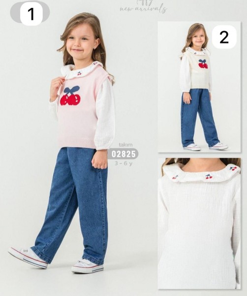 Костюм Тройка Для Девочки Tuffy (3-4-5-6лет) 