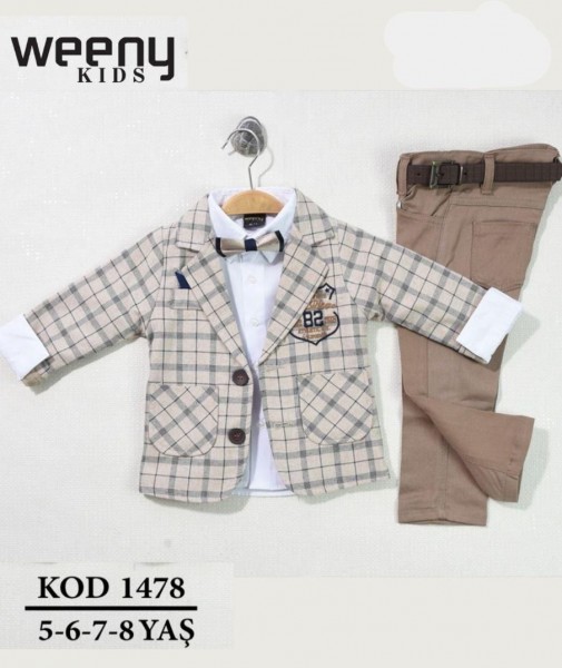 Костюм Тройка Для Мальчика Weeny Kids (5-6-7-8лет) 