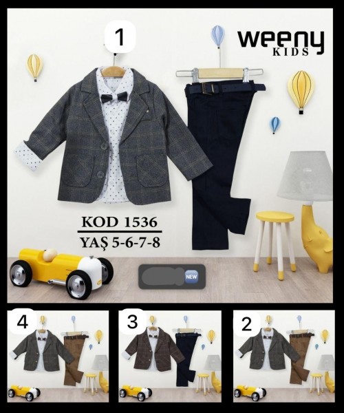 Костюм Тройка Для Мальчика Weeny Kids (5-6-7-8лет) 