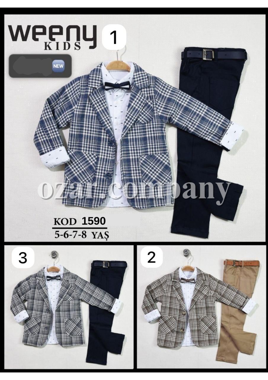 Костюм Тройка Для Мальчика Weeny Kids (5-6-7-8лет) 