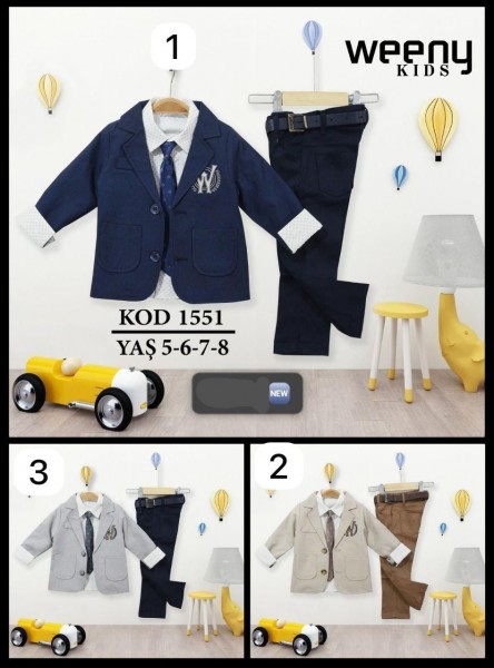 Костюм Тройка Для Мальчика Weeny Kids (5-6-7-8лет) 