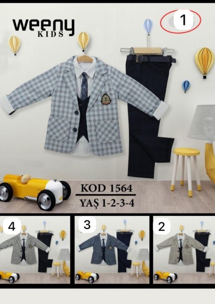 Костюм Тройка Для Мальчика Weeny Kids (1-2-3-4лет) 