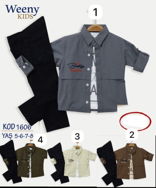 Костюм Тройка Для Мальчика Weeny Kids (5-6-7-8лет) 