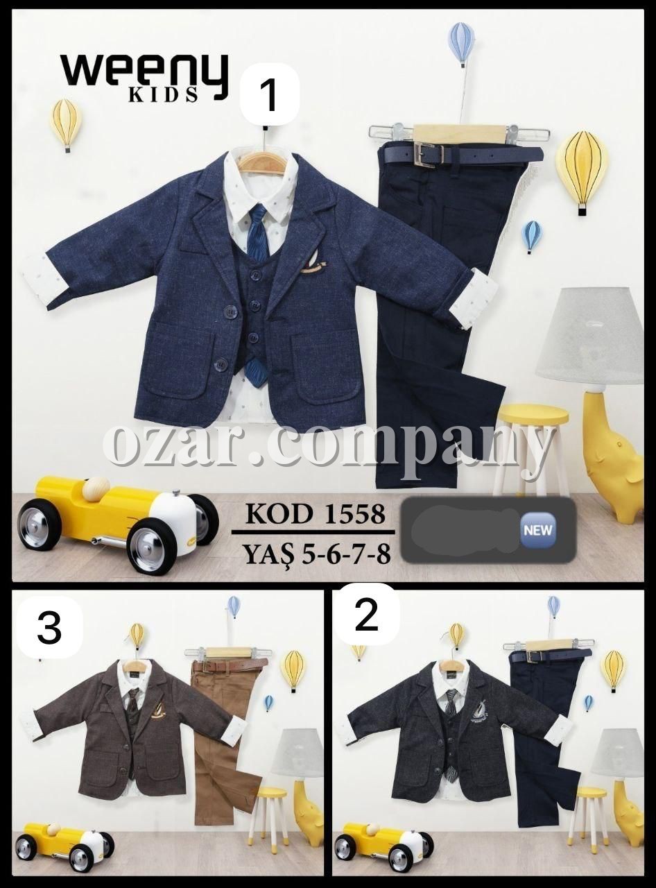 Костюм Тройка Для Мальчика Weeny Kids (5-6-7-8лет) 