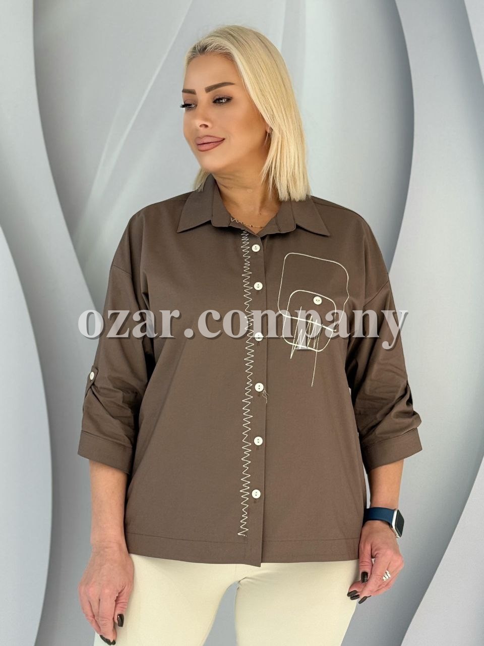 Женская Рубашка Aras (Большие размеры)