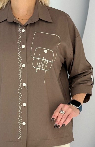 Женская Рубашка Aras (Большие размеры)