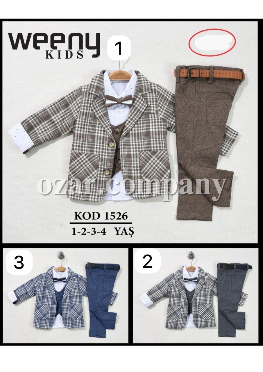 Костюм Тройка Для Мальчика Weeny Kids (1-2-3-4лет) 