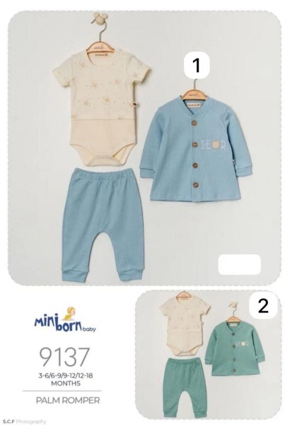 Костюм Тройка Для Мальчика Mini Born (3-6/6-9/9-12/12-18мес.)