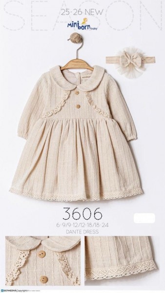 Платье Для Девочки Mini Born (6-9/9-12/12-18/18-24мес.)