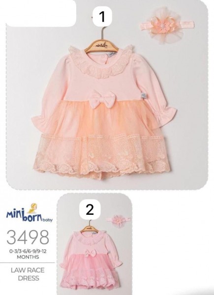 Платье Для Девочки Mini Born (0-3/3-6/6-9/9-12мес.)