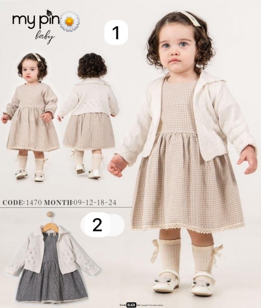 Платье Для Девочки My Pingy (9-12-18-24мес.)