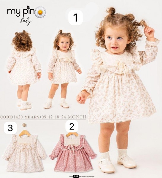 Платье Для Девочки My Pingy (9-12-18-24мес.)