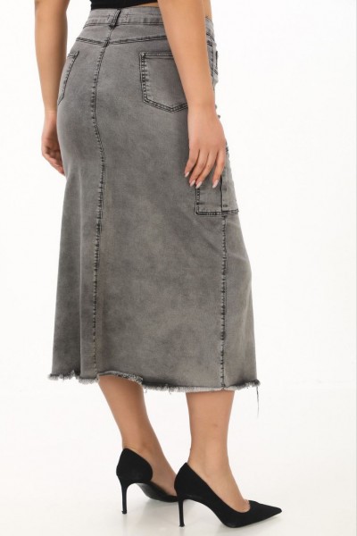 Женская Джинсовая Юбка Gizella (Большие размеры)