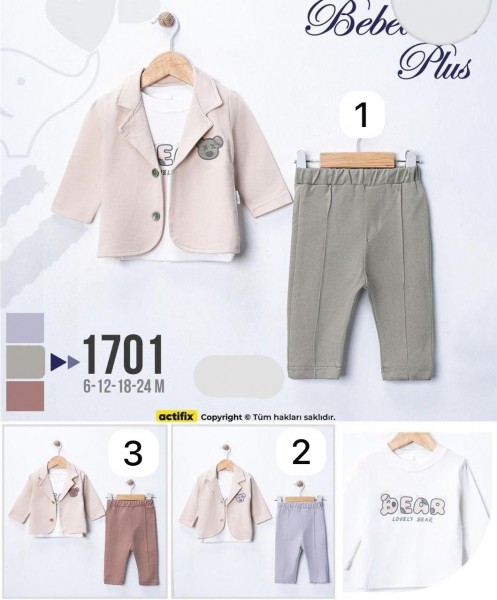 Костюм Тройка Для Мальчика Bebedexs (6-12-18-24мес.)