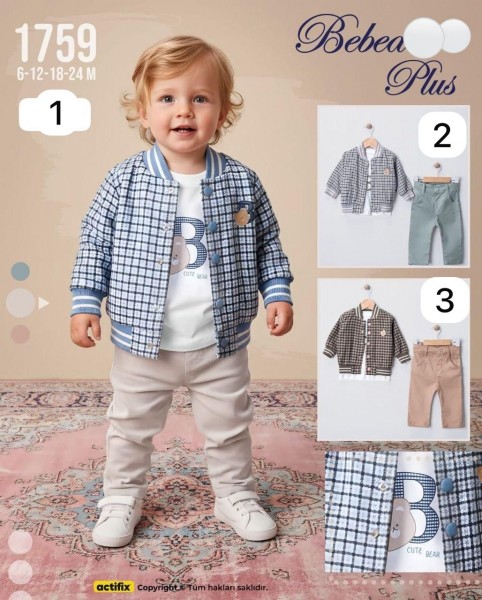 Костюм Тройка Для Мальчика Bebedexs (6-12-18-24мес.)