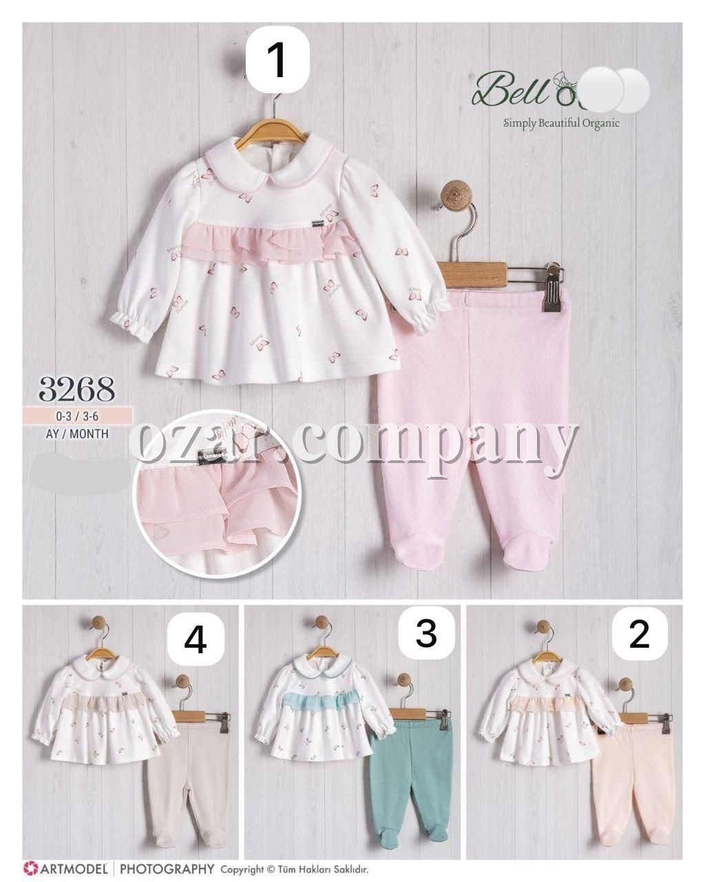Комплект Для Девочки Bello Joy (0-3/3-6мес.) 