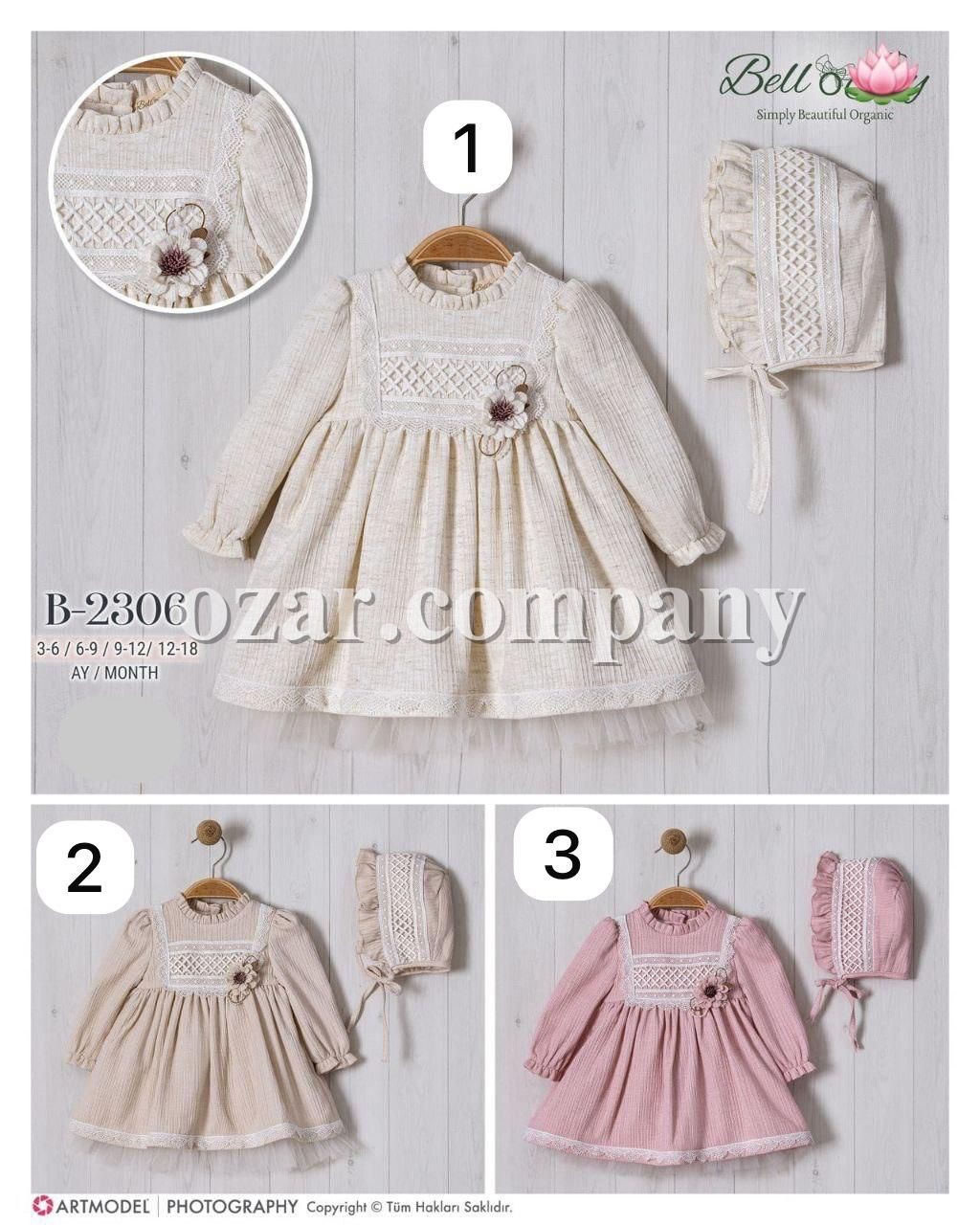 Платье Для Девочки Bello Joy (3-6/6-9/9-12/12-18мес.)