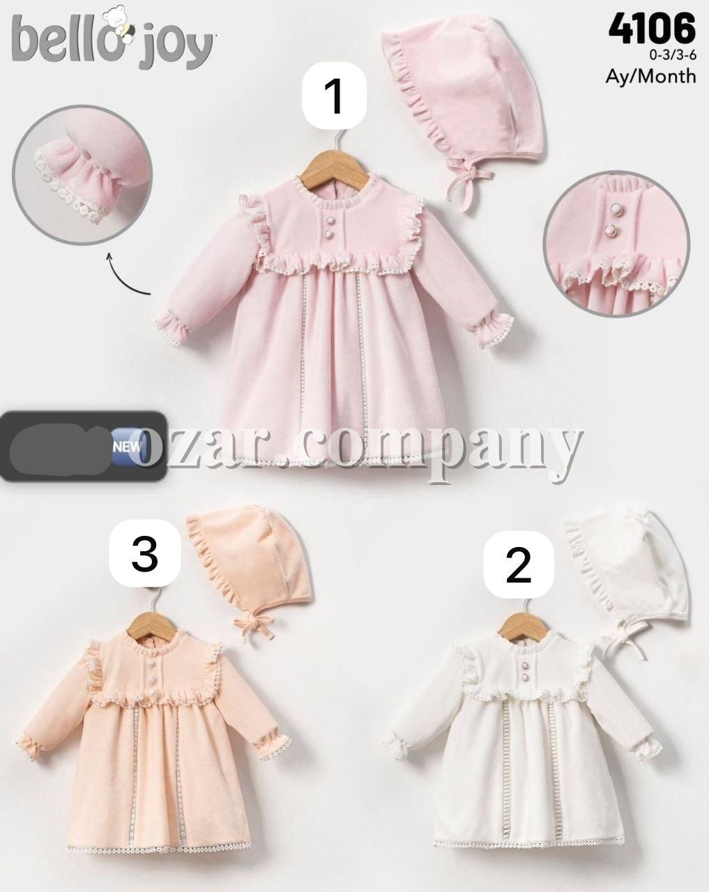 Платье Для Девочки Bello Joy (0-3/3-6мес.) 