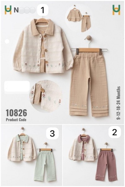 Костюм Тройка Для Девочки Navino (9-12-18-24мес.)