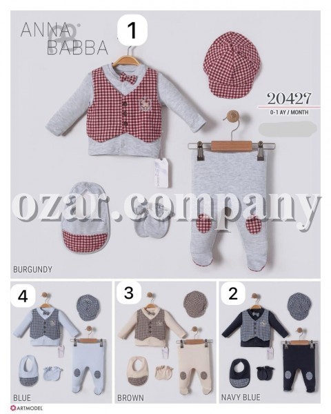 Комплект Для Мальчика Anna Babba (0-1мес.)