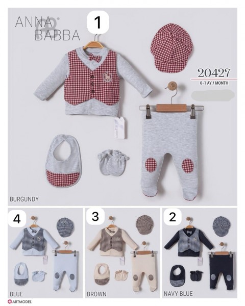 Комплект Для Мальчика Anna Babba (0-1мес.)